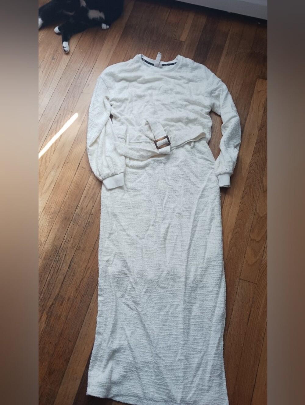 Anthropologie White Dress